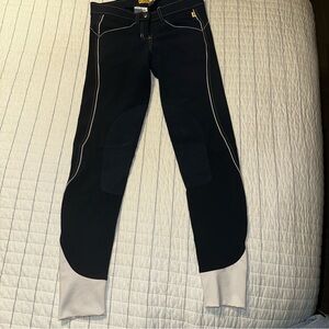 Devon-Aire #573 Riding Pants Navy and White Size 24